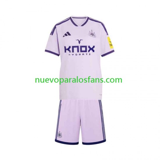 Camiseta de Fútbol Newcastle United Niño Tercera 2026-2027 Manga Corta