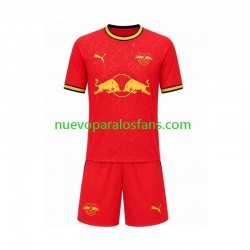Camiseta de Fútbol RB Leipzig Niño Exterior 2026-2027 Manga Corta