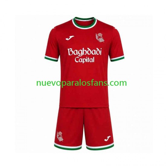 Camiseta de Fútbol Real Sociedad Niño Tercera 2026-2027 Manga Corta