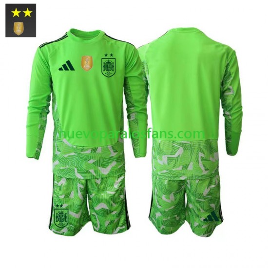 Camiseta de Fútbol España Portero Niño Tercera 2026-2027 Manga Larga