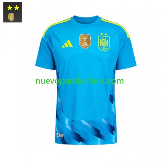 Camiseta de Fútbol España Portero Hombre Casa 2026-2027 Manga Corta