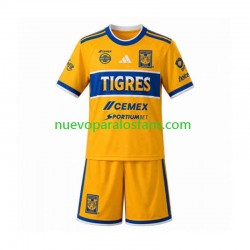 Camiseta de Fútbol Tigres UANL Niño Casa 2026-2027 Manga Corta