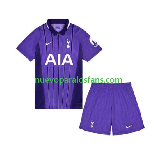 Camiseta de Fútbol Tottenham Hotspur Niño Tercera 2026-2027 Manga Corta