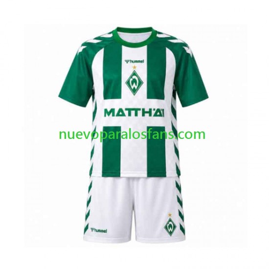 Camiseta de Fútbol Werder Bremen Niño Casa 2026-2027 Manga Corta