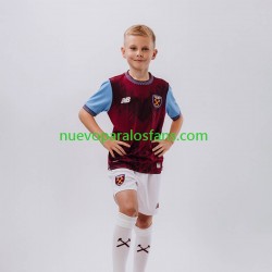 Camiseta de Fútbol West Ham United Niño Casa 2026-2027 Manga Corta