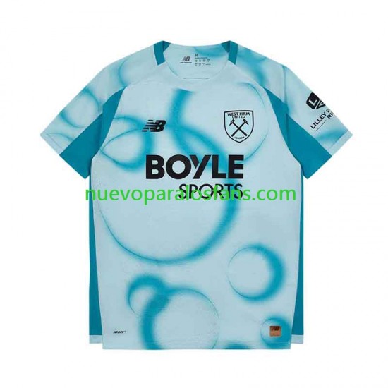 Camiseta de Fútbol West Ham United Hombre Tercera 2026-2027 Manga Corta