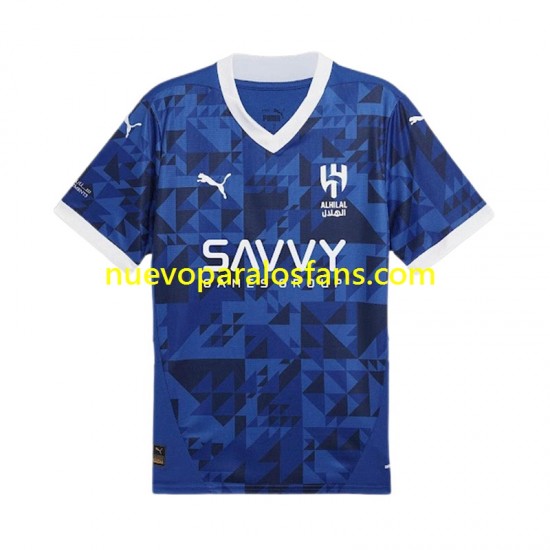 Camiseta de Fútbol Al Hilal Hombre Casa 2024-2025 Manga Corta