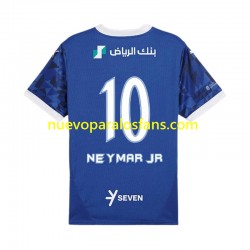 Camiseta de Fútbol Al Hilal Neymar JR 10 Hombre Casa 2024-2025 Manga Corta