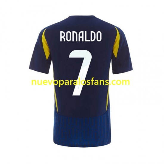 Camiseta de Fútbol Al Nassr Cristiano Ronaldo 7 Hombre Exterior 2024-2025 Manga Corta