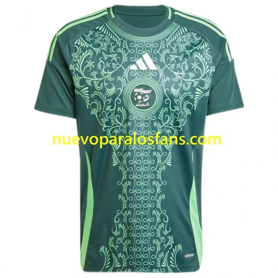 Camiseta de Fútbol Argelia Hombre Exterior 2024 Manga Corta