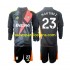 Camiseta de Fútbol Aston Villa Emiliano Martinez 23 Portero Niño Exterior 2024-2025 Manga Larga