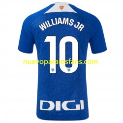 Camiseta de Fútbol Athletic Bilbao Williams JR 10 Hombre Exterior 2024-2025 Manga Corta