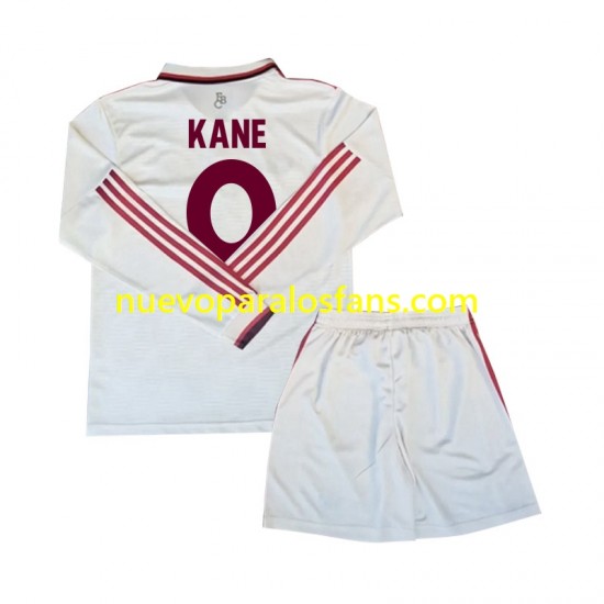 Camiseta de Fútbol Bayern de Múnich Kane 9 Niño Tercera 2024-2025 Manga Larga