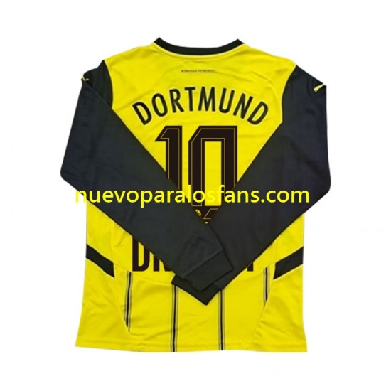 Camiseta de Fútbol Borussia Dortmund Julian Brandt 10 Hombre Casa 2024-2025 Manga Larga