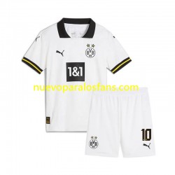 Camiseta de Fútbol Borussia Dortmund Julian Brandt 10 Niño Tercera 2024-2025 Manga Corta