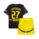 Camiseta de Fútbol Borussia Dortmund Karim Adeyemi 27 Niño Exterior 2024-2025 Manga Corta