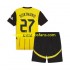 Camiseta de Fútbol Borussia Dortmund Karim Adeyemi 27 Niño Casa 2024-2025 Manga Corta