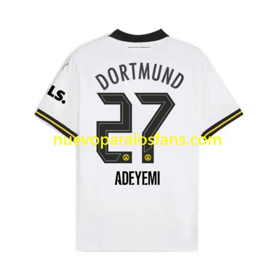 Camiseta de Fútbol Borussia Dortmund Karim Adeyemi 27 Hombre Tercera 2024-2025 Manga Corta