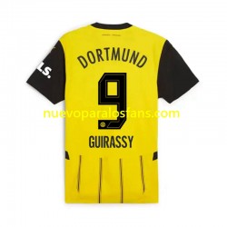 Camiseta de Fútbol Borussia Dortmund Serhou Guirassy 9 Hombre Casa 2024-2025 Manga Corta