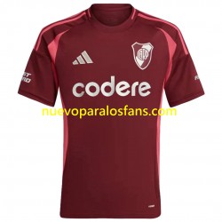 Camiseta de Fútbol CA River Plate Hombre Exterior 2024-2025 Manga Corta