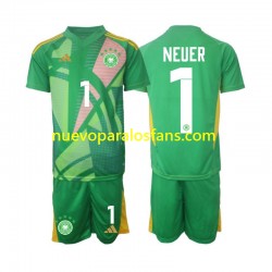 Camiseta de Fútbol Alemania Manuel Neuer 1 Portero Niño Tercera 2024-2025 Manga Corta