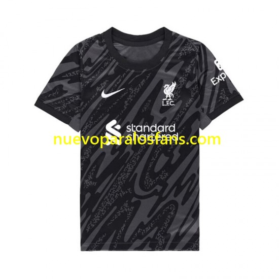 Camiseta de Fútbol Liverpool Portero Hombre Casa 2024-2025 Manga Corta