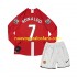 Camiseta de Fútbol Manchester United Cristiano Ronaldo 7 2007 Retro Niño Casa Manga Larga