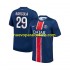Camiseta de Fútbol Paris Saint-Germain Bradley Barcola 29 Hombre Casa 2024-2025 Manga Corta