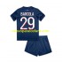 Camiseta de Fútbol Paris Saint-Germain Bradley Barcola 29 Niño Casa 2024-2025 Manga Corta