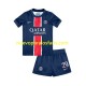 Camiseta de Fútbol Paris Saint-Germain Bradley Barcola 29 Niño Casa 2024-2025 Manga Corta