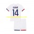 Camiseta de Fútbol Paris Saint-Germain Desire Doue 14 Niño Exterior 2024-2025 Manga Corta
