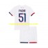Camiseta de Fútbol Paris Saint-Germain Willian Pacho 51 Niño Exterior 2024-2025 Manga Corta