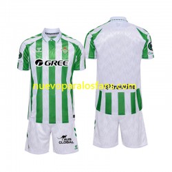 Camiseta de Fútbol Real Betis Niño Casa 2024-2025 Manga Corta