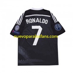 Camiseta de Fútbol Real Madrid Cristiano Ronaldo 7 2014 Retro Hombre Tercera Manga Corta