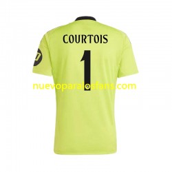 Camiseta de Fútbol Real Madrid COURTOIS 1 Portero Hombre Tercera 2024-2025 Manga Corta
