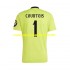 Camiseta de Fútbol Real Madrid COURTOIS 1 Portero Hombre Tercera 2024-2025 Manga Corta