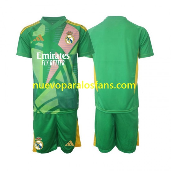 Camiseta de Fútbol Real Madrid Portero Niño Tercera 2024-2025 Manga Corta
