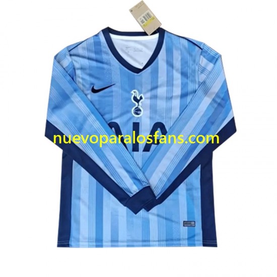 Camiseta de Fútbol Tottenham Spurs Hombre Exterior 2024-2025 Manga Larga