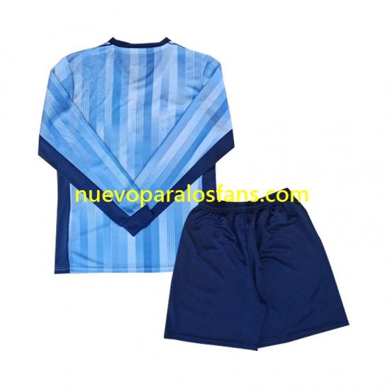 Camiseta de Fútbol Tottenham Spurs Niño Exterior 2024-2025 Manga Larga