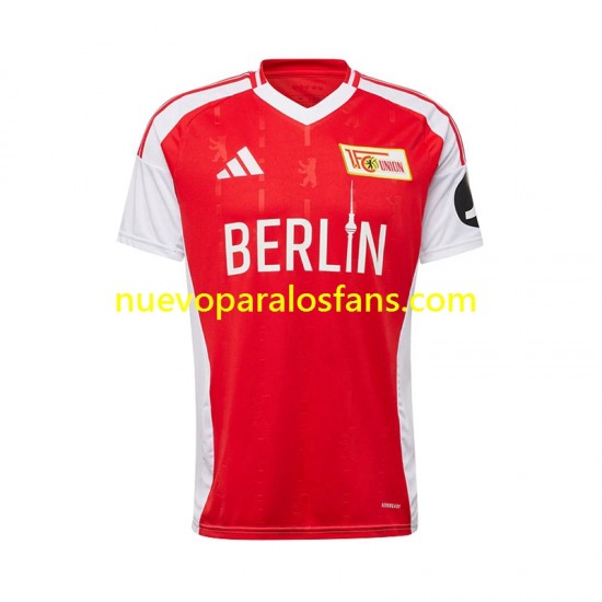 Camiseta de Fútbol Union Berlin Hombre Casa 2024-2025 Manga Corta