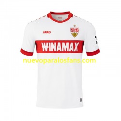 Camiseta de Fútbol VfB Stuttgart Hombre Casa 2024-2025 Manga Corta