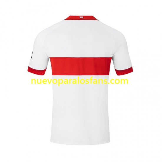Camiseta de Fútbol VfB Stuttgart Hombre Casa 2024-2025 Manga Corta
