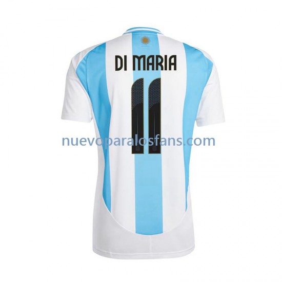 Camiseta de Fútbol Argentina Di Maria 11 Hombre Casa 2024 Manga Corta
