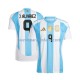 Camiseta de Fútbol Argentina Julian Alvarez 9 Hombre Casa 2024 Manga Corta