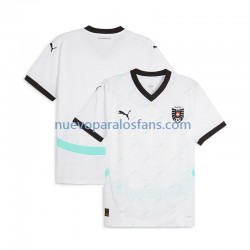 Camiseta de Fútbol Austria Hombre Exterior Euro 2024 Manga Corta