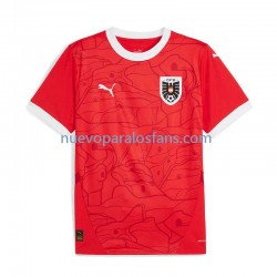 Camiseta de Fútbol Austria Hombre Casa Euro 2024 Manga Corta