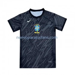 Camiseta de Fútbol Brasil Portero Hombre Exterior 2024 Manga Corta