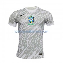 Camiseta de Fútbol Brasil Portero Hombre Casa 2024 Manga Corta