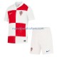 Camiseta de Fútbol Croacia Niño Casa Euro 2024 Manga Corta
