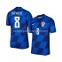Camiseta de Fútbol Croacia Mateo Kovacic 8 Hombre Exterior Euro 2024 Manga Corta